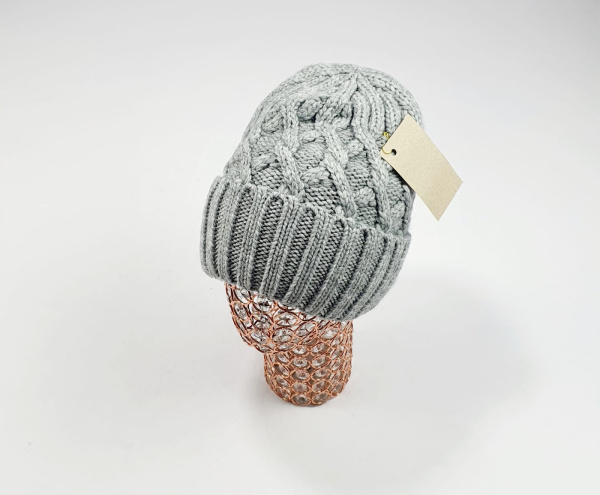 Шапка Март крупновяз. Дельта (серый)